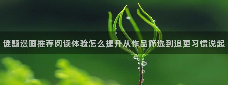 樱花日语网页入口：谜题漫画推荐阅读体验怎么提升从作品筛选到追更习惯说起